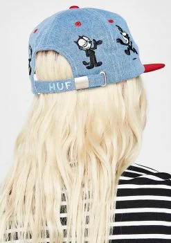 HUF Felix Doing Things 6 Panel Hat Hats