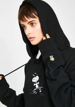 HUF Tops Peanuts Snoopy Skates Hoodie