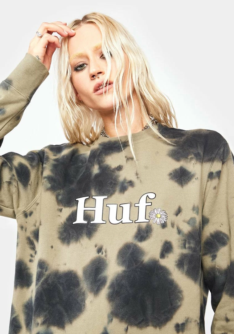 Top 10 😍 HUF In Bloom Crewneck Tops 💯 3 HUF In Bloom Crewneck Tops