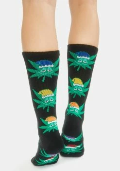 Outlet ❤️ HUF 🧦 Socks & Tights Green Helpers 🧦 Socks 🎁 6 HUF Socks & Tights Green Helpers Socks