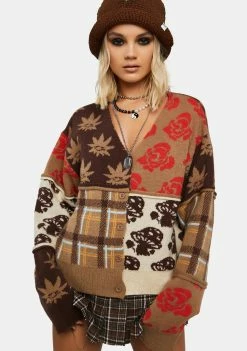 HUF Nature Patchwork Cardigan