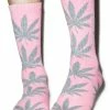 HUF Pink Plantlife Crew Socks Socks & Tights