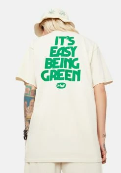 HUF Tops Easy Green Graphic Tee