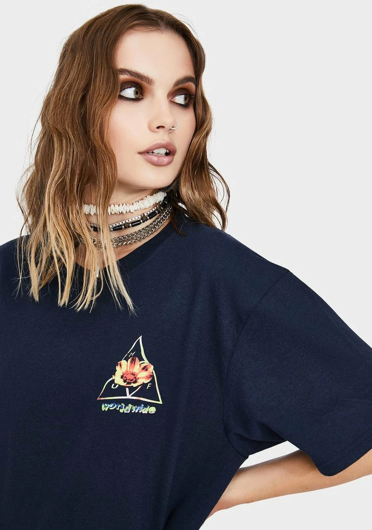 Wholesale ๐ HUF Come Down Triple Triangle Graphic Tee ๐ 4 HUF Come Down Triple Triangle Graphic Tee