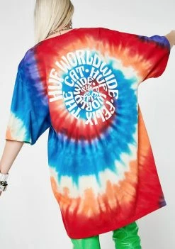 Buy π HUF Felix Hypnotize Spiral Tee Tops π 8 HUF Felix Hypnotize Spiral Tee Tops