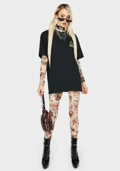 HUF Tops Godzilla Triple Triangle Graphic Tee