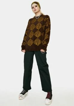 HUF F It Long Sleeve Oversized Sweater