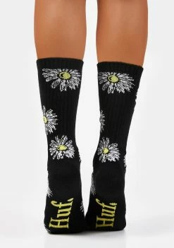 HUF Dark In Bloom Crew Socks Socks & Tights