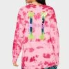 Best Sale β¨ HUF Pink Classic H Watercolor Long Sleeve Tee Tops π 2 HUF Pink Classic H Watercolor Long Sleeve Tee Tops