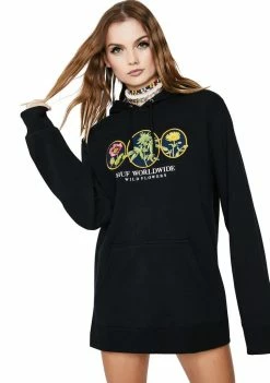 HUF Wild Flowers 2 Pullover Hoodie Tops
