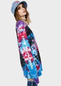 HUF Prism Wash Long Sleeve Graphic Tee