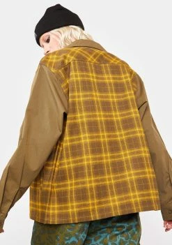 HUF Aberdeen Zip Flannel Shirt