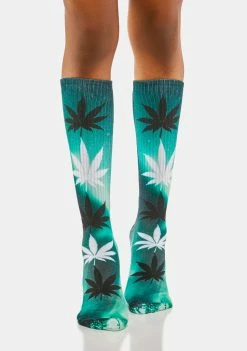 HUF Socks & Tights Green Digital Plantlife Crew Socks