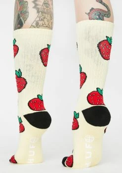 HUF Strawberry Crew Socks Socks & Tights