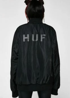 Best Sale π HUF Space Race MA-1 Jacket Outerwear π 10 HUF Space Race MA-1 Jacket Outerwear