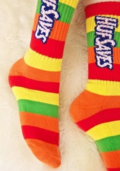 Outlet 🌟 Socks & Tights HUF Saves Crew 🧦 Socks ❤️ 9 Socks & Tights HUF Saves Crew Socks