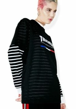 HUF Tops X Thrasher TDS Mesh Jersey