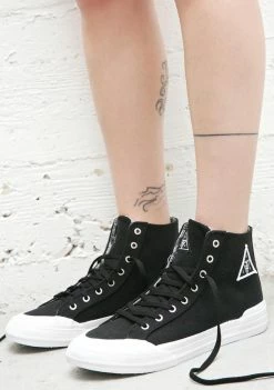 HUF X Obey Classic Hi Top Sneakers