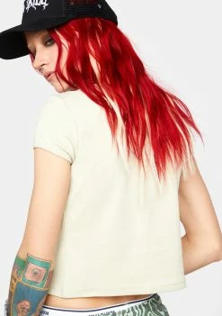 HUF Tops Baby Knit Graphic Tee