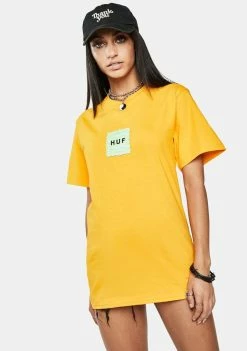 HUF Tops Gold UFO Short Sleeve Graphic Tee
