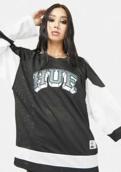 HUF Tops Fulton Long Sleeve Hockey Jersey