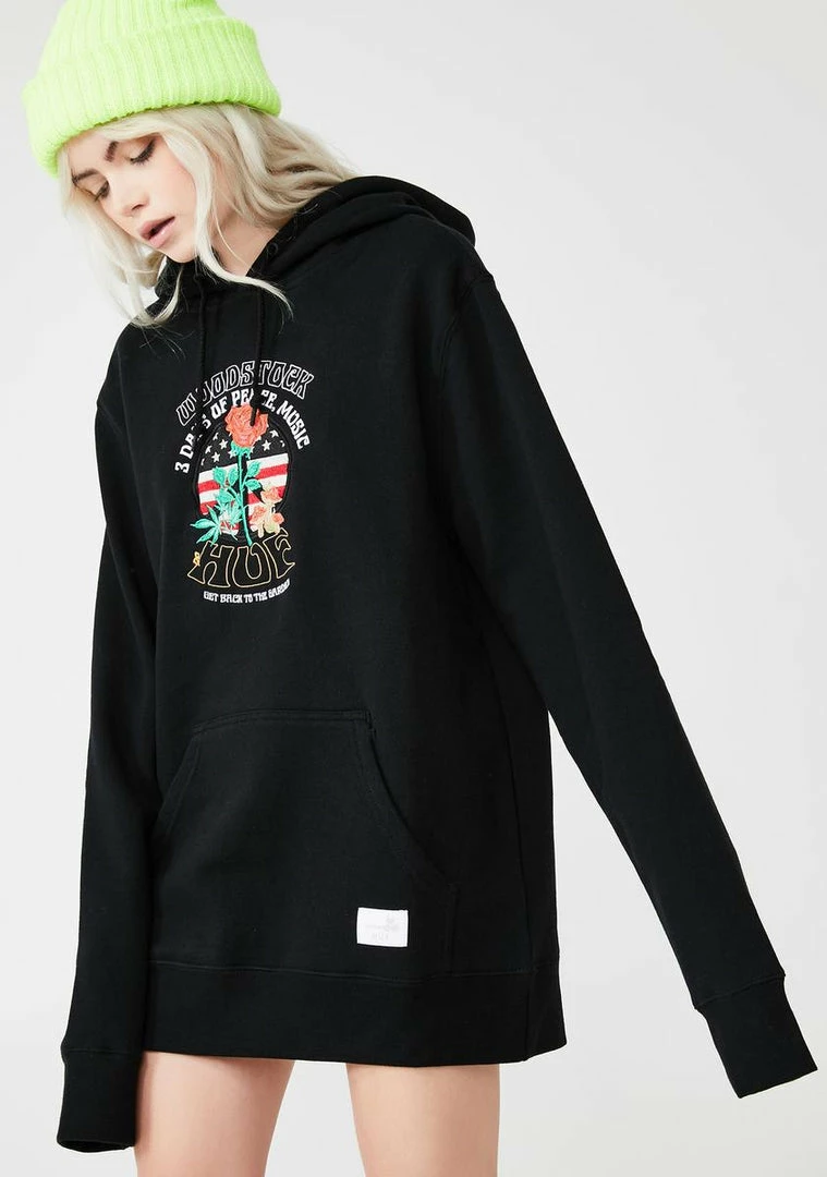 Coupon π€© HUF Woodstock Pullover Hoodie Tops π 4 HUF Woodstock Pullover Hoodie Tops