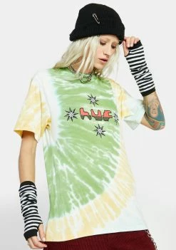 HUF Sureshot Tie Dye Graphic Tee Tops