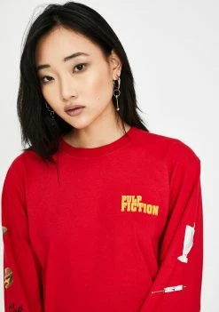 HUF X Pulp Fiction Props Long Sleeve Tee Tops