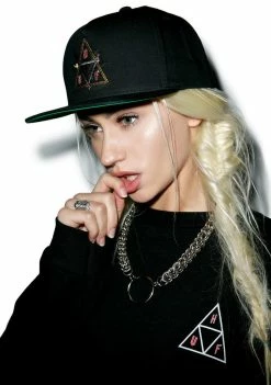 HUF Hats Swords Triple Triangle Snapback Hat