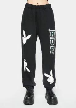 HUF Playboy Rabbit Head Fleece Sweatpants Bottoms