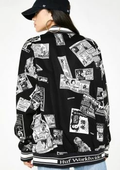 HUF Outerwear Peep Show Varsity Reversible Jacket