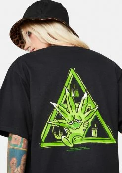 HUF Tops Green Buddy TT Graphic Tee
