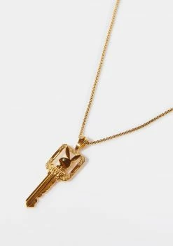 HUF Playboy Key Pendant Chain Necklace