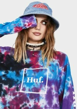 HUF Prism Wash Long Sleeve Graphic Tee