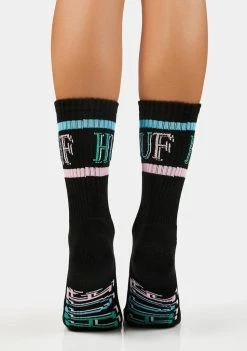 HUF Night 8-Bit Crew Socks Socks & Tights
