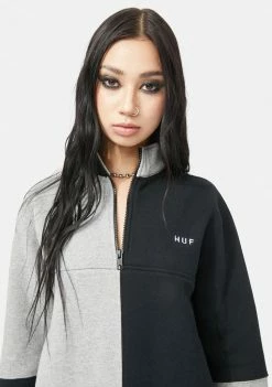 HUF Separator Quarter Zip Fleece Jacket Outerwear