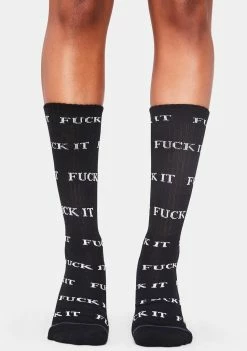 HUF Fuck It Graphic Crew Socks Socks & Tights