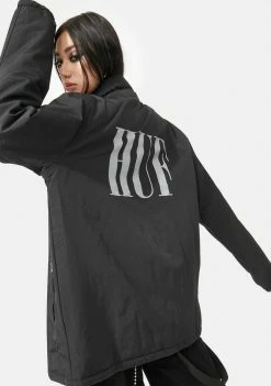 HUF Black Marka Coach Jacket