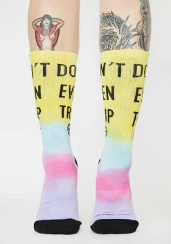HUF Socks & Tights Don't Trip Crew Socks
