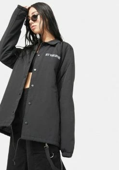 HUF Black Marka Coach Jacket