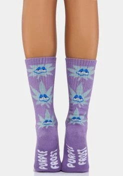 HUF Purple Green Buddy Strains 2.0 Socks