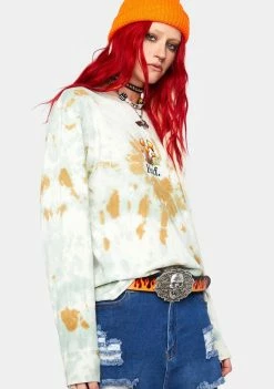 HUF Tops Tie Dye Shroom Long Sleeve Tee