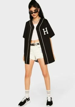 HUF Tops Classic H Reflective Baseball Jersey