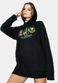 HUF Wild Flowers 2 Pullover Hoodie Tops